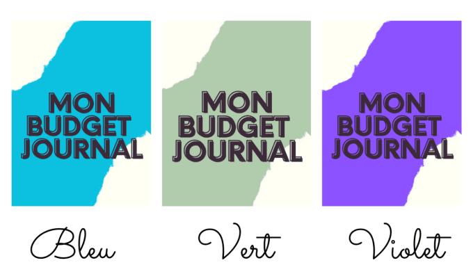 Mon budget journal Format A6 (à imprimer)
