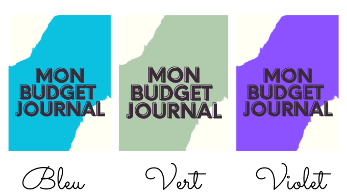 Mon budget journal Format A5 (à imprimer)