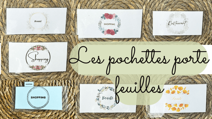 Pochette porte feuille (à imprimer)