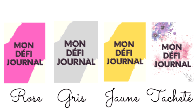 Défi journal Format A6 (à imprimer) 