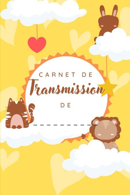 Carnet de Transmission Nounou Parents - 150 Jours - Suivi Quotidien Bébé