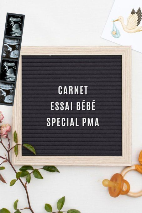 Carnet essai bébé spécial PMA - Dans l’attente, avec espoir