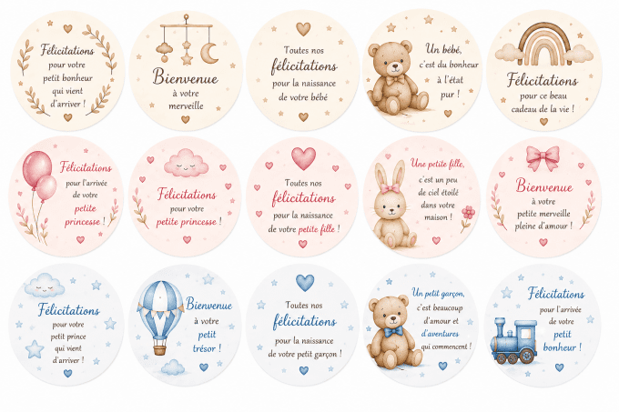 Magnet Arrivée de Bébé