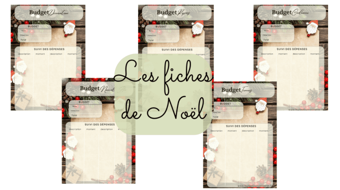 Fiche budget spéciale Noël