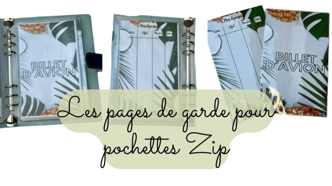 Page de garde pour pochette Zip