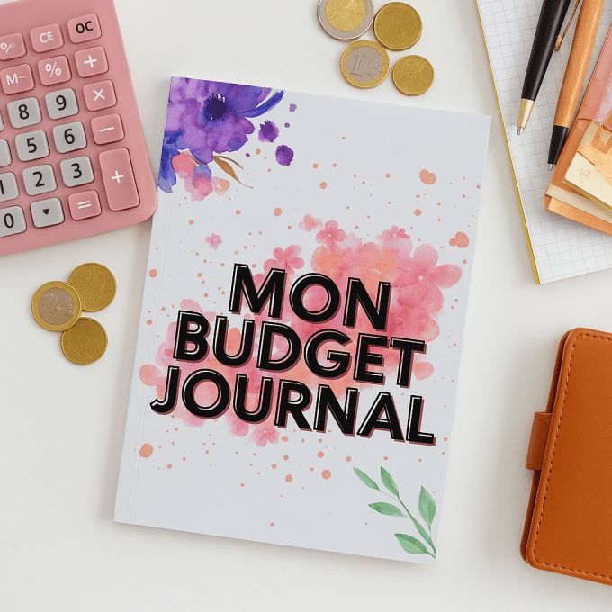Le budget journal 12 mois tacheté
