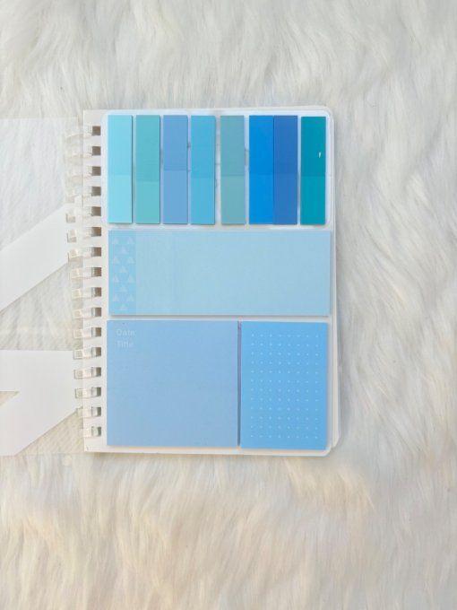 Bloc note avec stickers