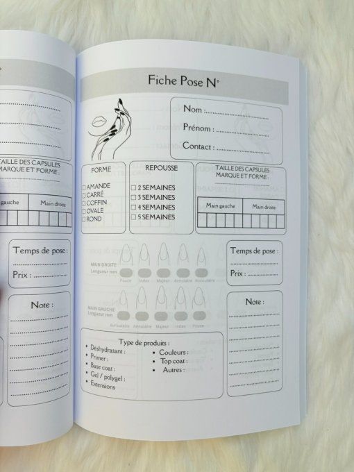 carnet prothésiste ongulaire