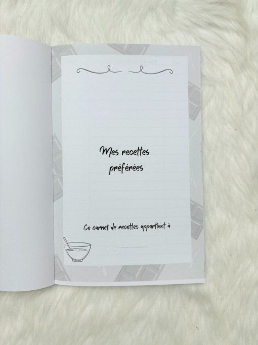 Carnet de recettes sucrées 100 pages