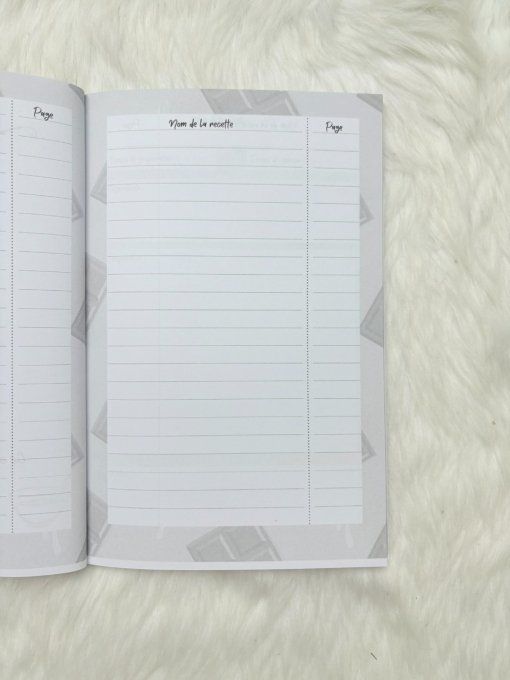 Carnet de recettes sucrées 100 pages