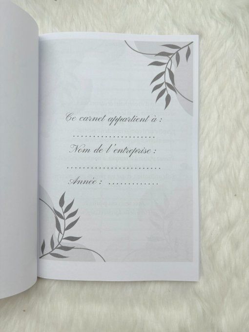 Carnet suivi caisse prestation de service