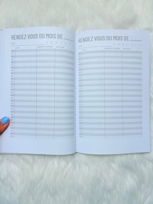 Carnet de rendez-vous 