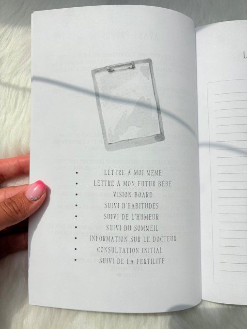Carnet essai bébé spécial PMA - Dans l’attente, avec espoir
