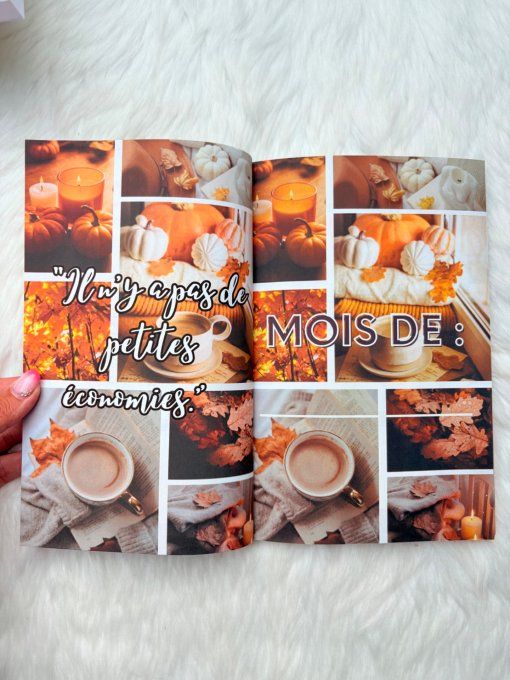 Le budget journal 12 mois Automne