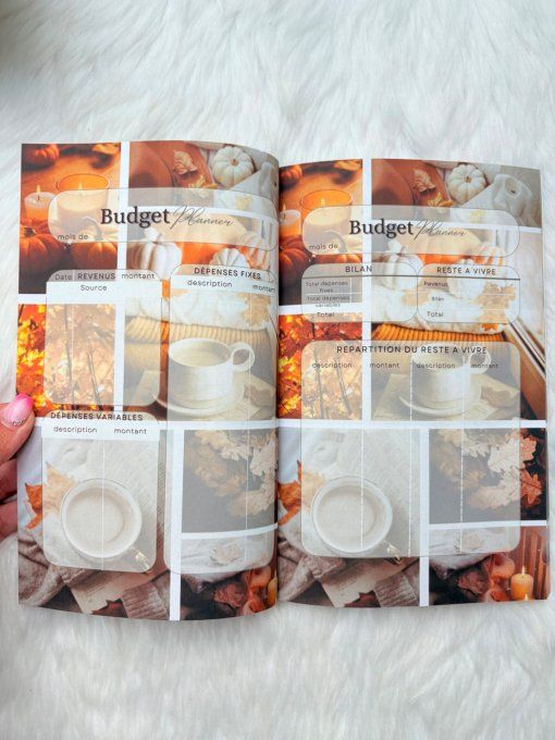 Le budget journal 12 mois Automne