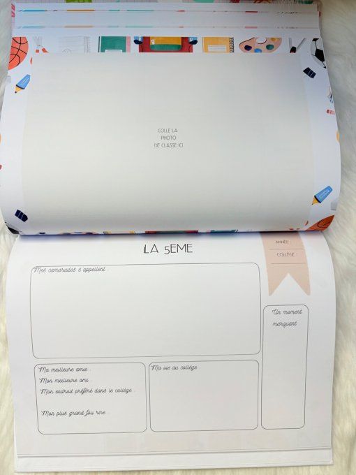 Carnet de Photo de Classe de la Maternelle au Lycée