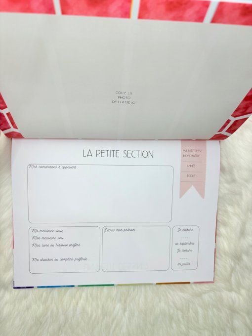 Carnet de Photo de Classe de la Maternelle au Lycée 