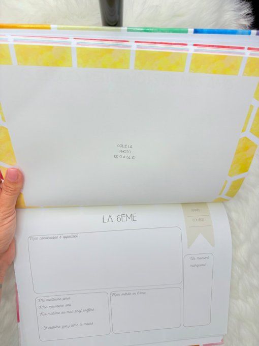 Carnet de Photo de Classe de la Maternelle au Lycée 