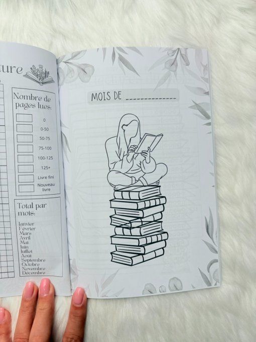 Carnet de lecture 6 mois