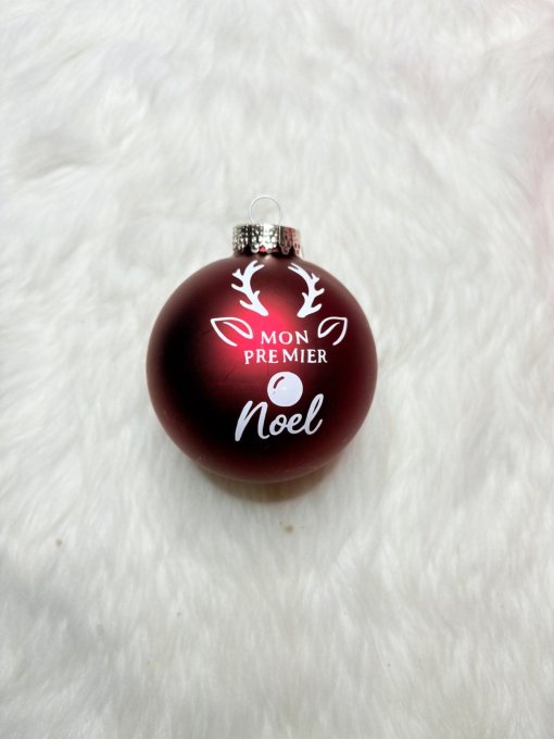 Boule de Noël  « mon premier Noël »