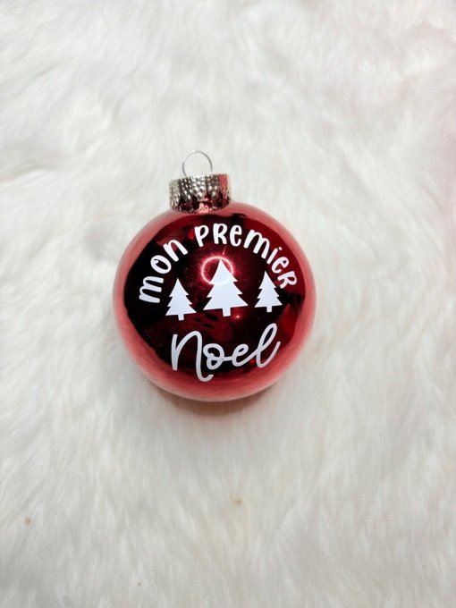 Boule de Noël  « mon premier Noël »