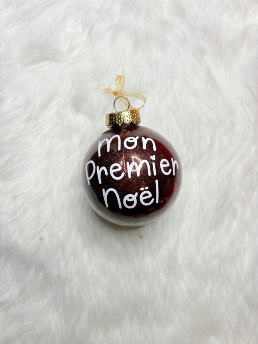 Boule de Noël  « mon premier Noël »