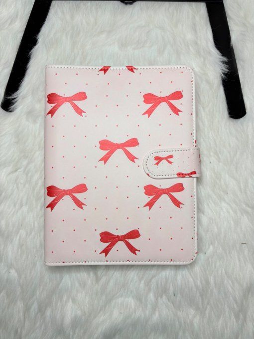 Classeur A5 noeuds rouges